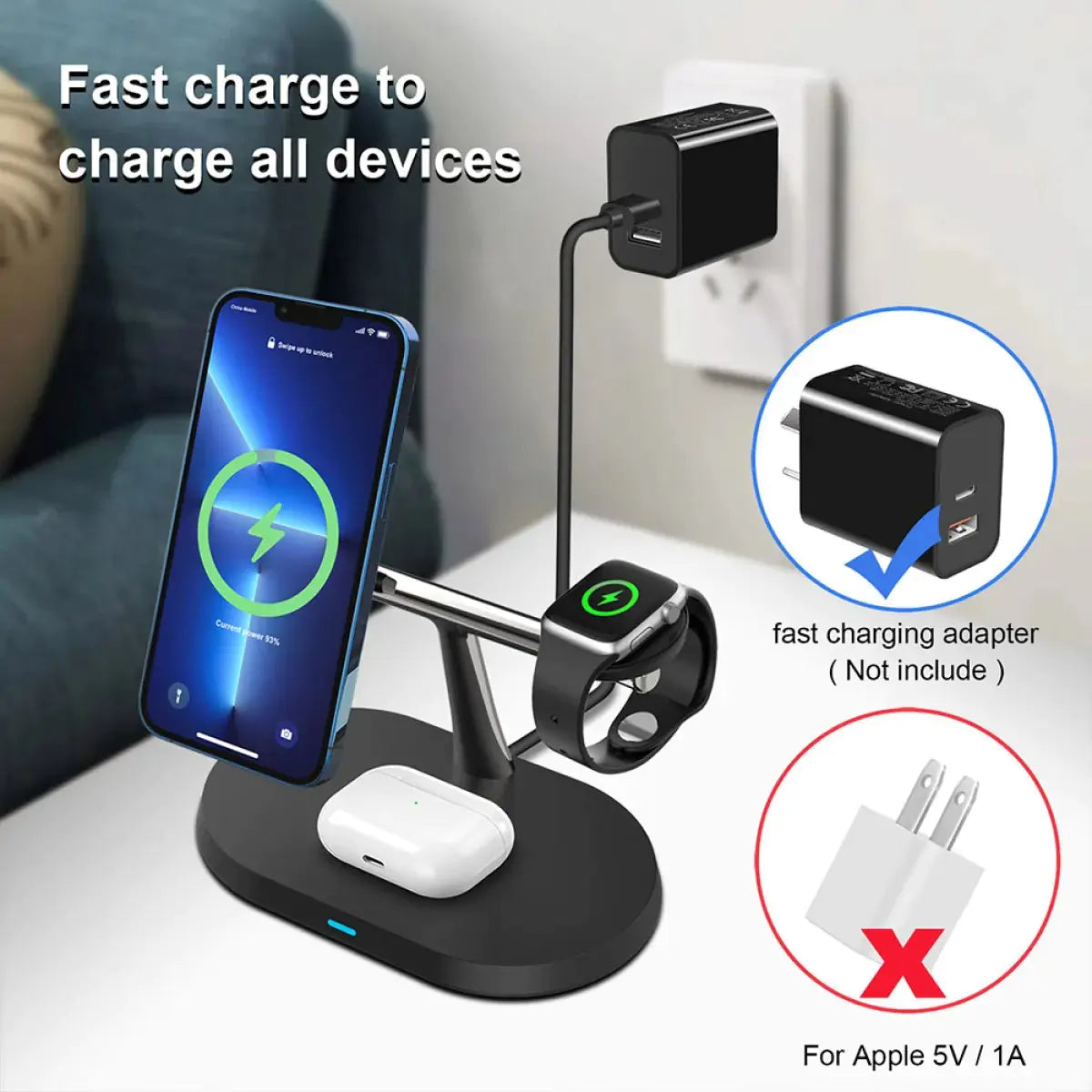 3-in-1 Wireless Charging Dock